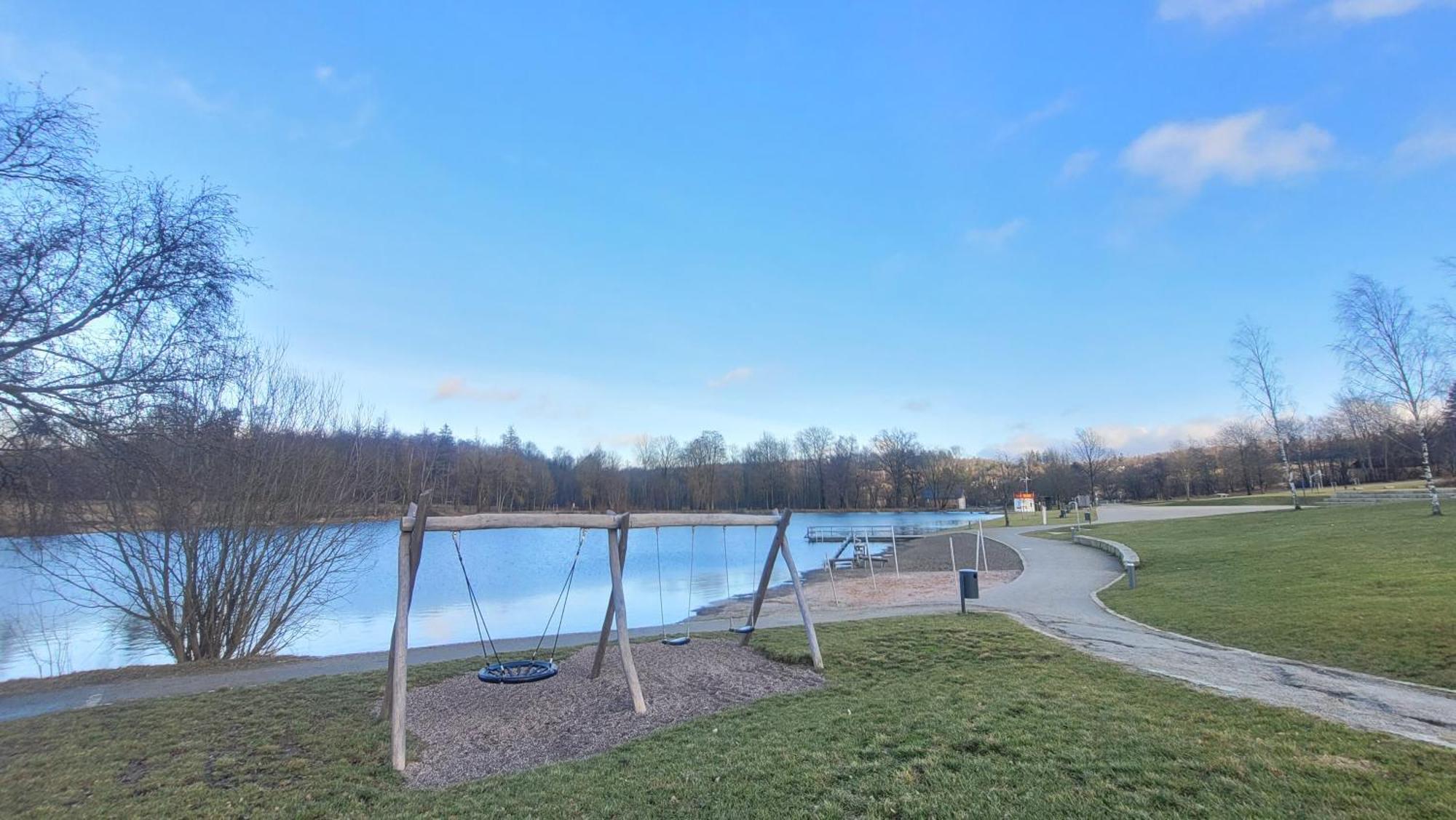 Ferienhaus Am See Lichtenberg Bayern Frankenwaldsee Eksteriør bilde